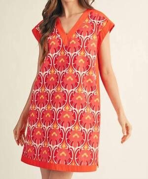 NEW JODIFL boho casual dress in contrast pattern